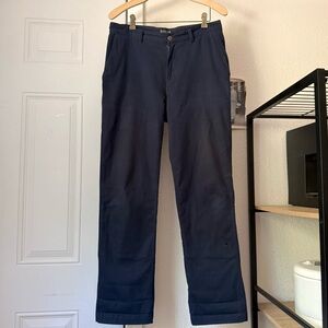 POLER skateboards navy blue cotton straight leg utility pants